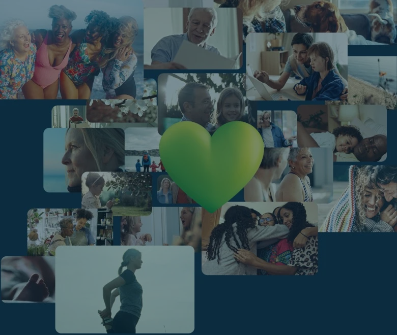 Collection of images from the LV= TV advert